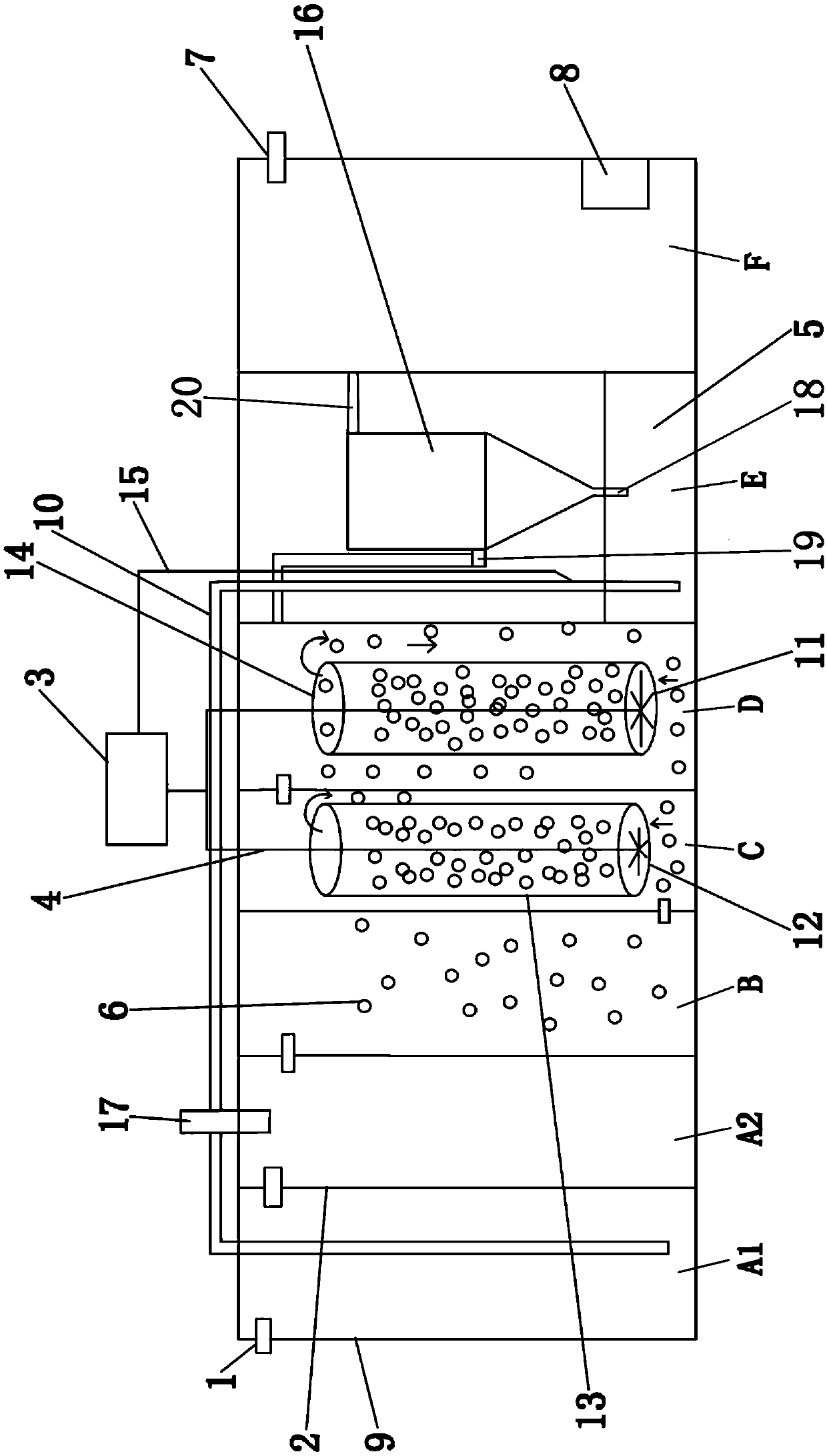 Household sewage treatment equipment