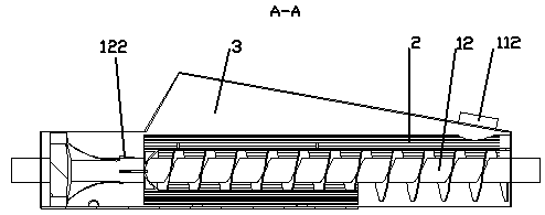 Extrusion mechanism for kitchen garbage