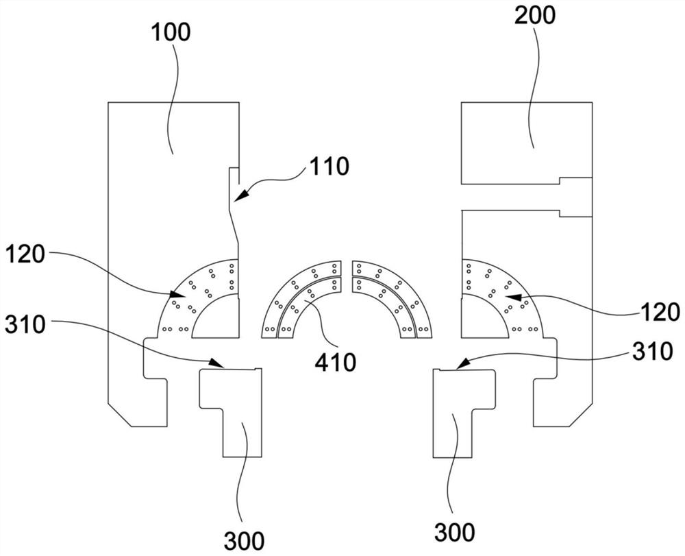 A double-edged liquid knife and liquid ejection device