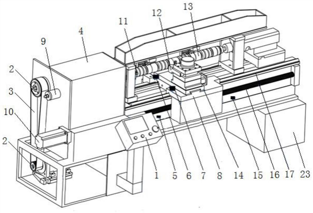 A cam lathe numerical control system