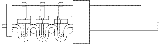 Bending technology for furnace tube of linear heating furnace