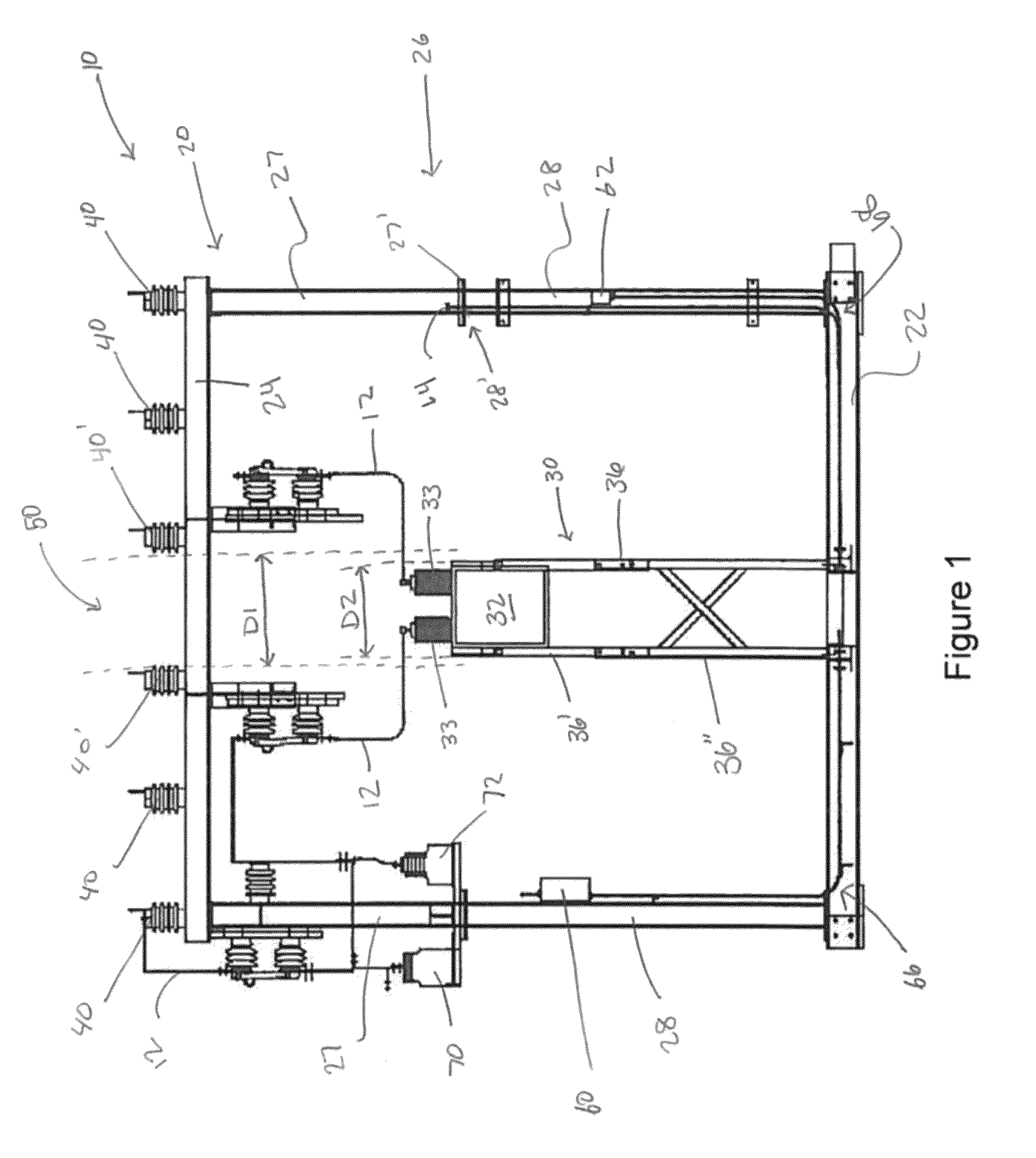 Modular substation feeder assembly