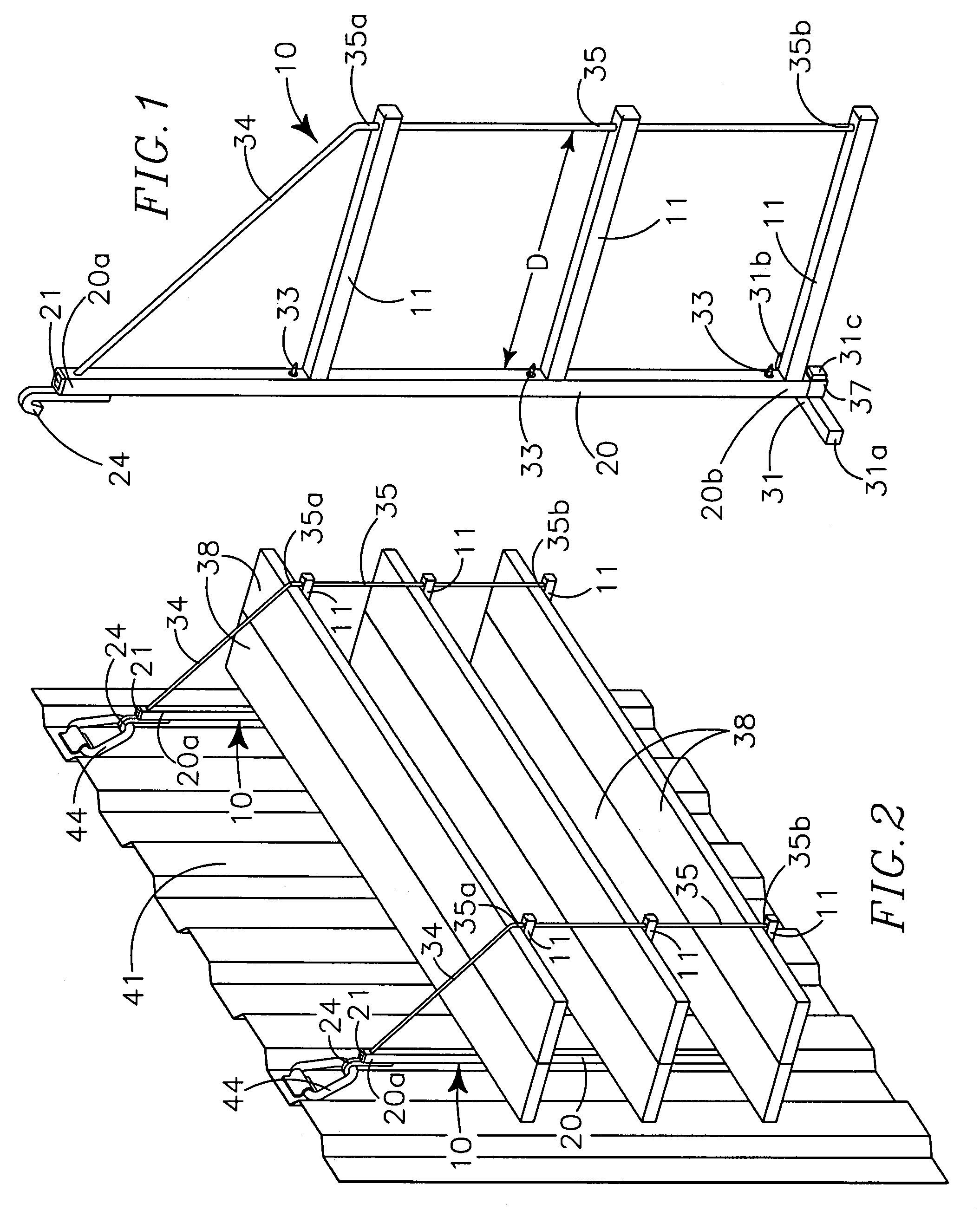 Storage system for sea-land shipping container