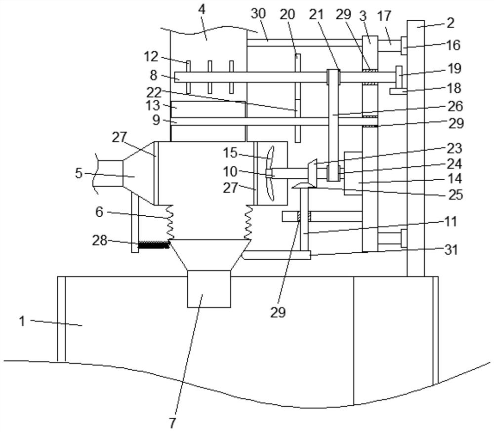 Novel grain drying machine