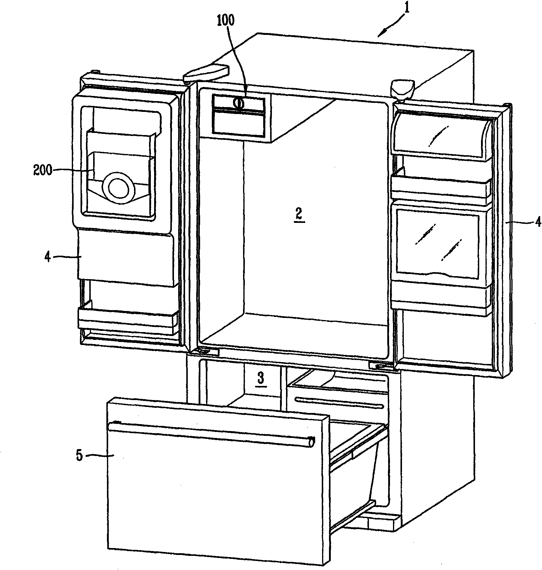 Ice maker for refrigerator