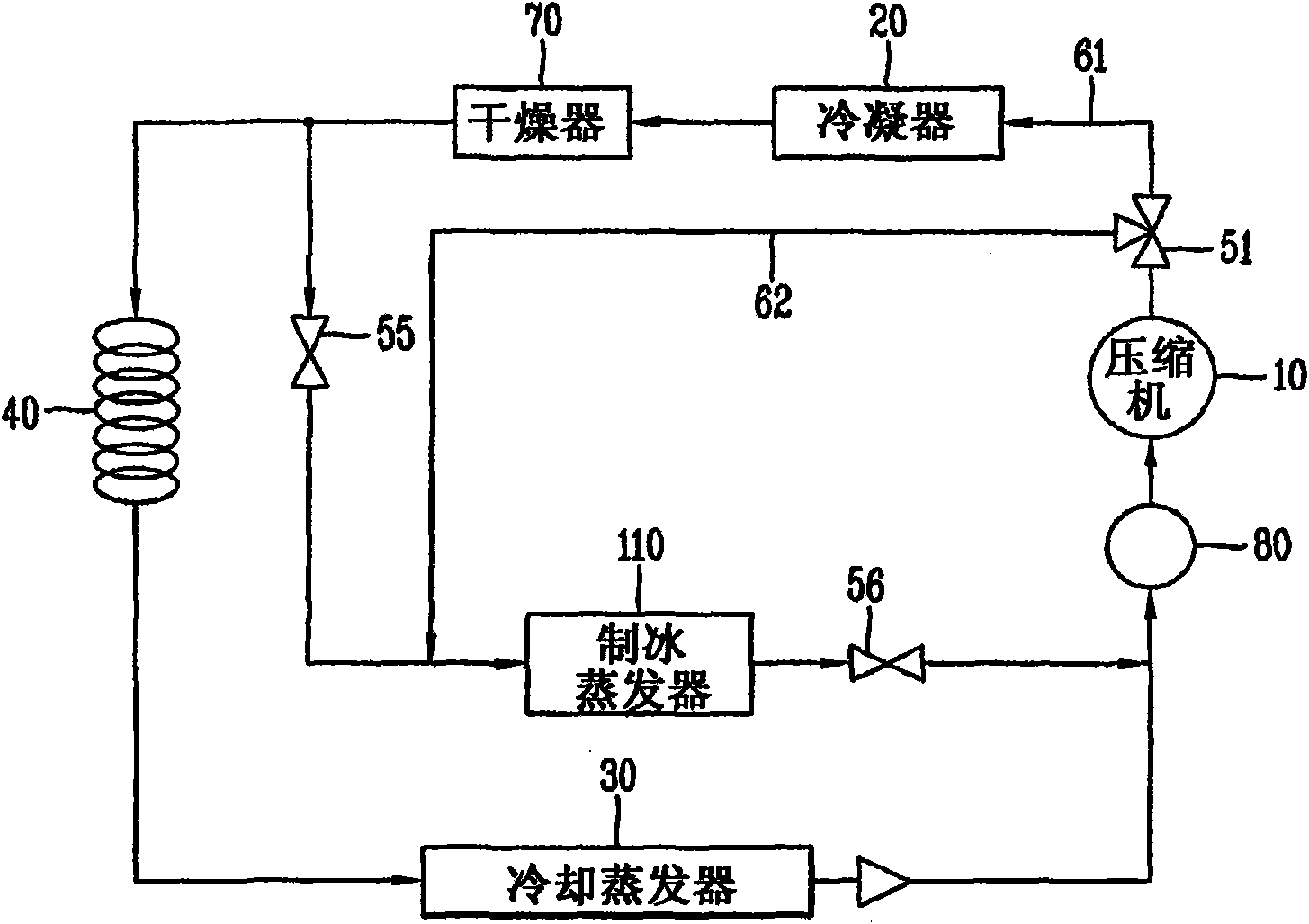 Ice maker for refrigerator