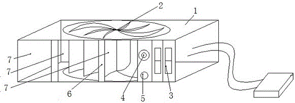 Intelligent cooling device for laptop