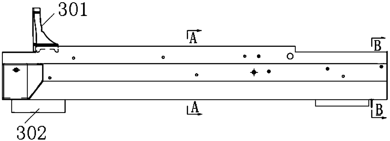 Body structure under front of electric vehicle