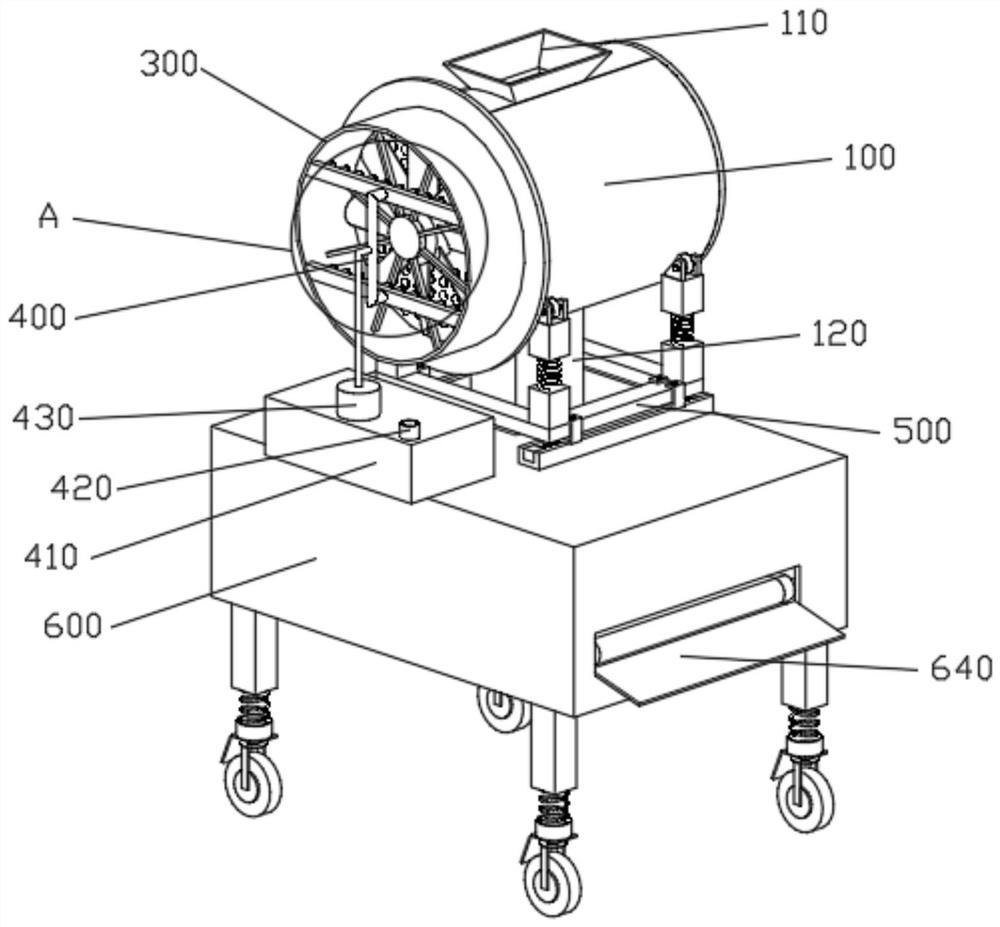 A pulverizer for recycled concrete with high safety