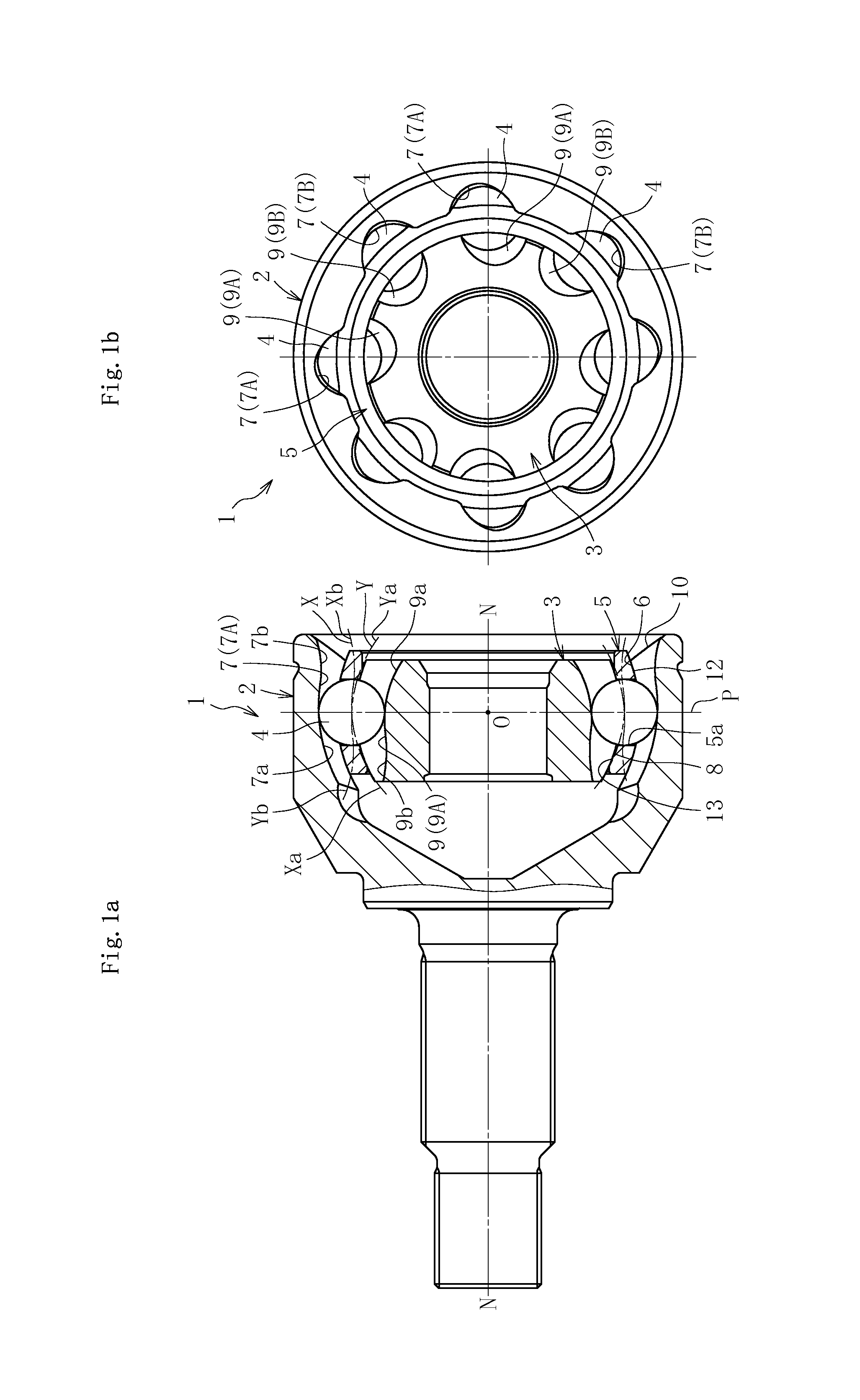 Fixed type constant-velocity universal joint