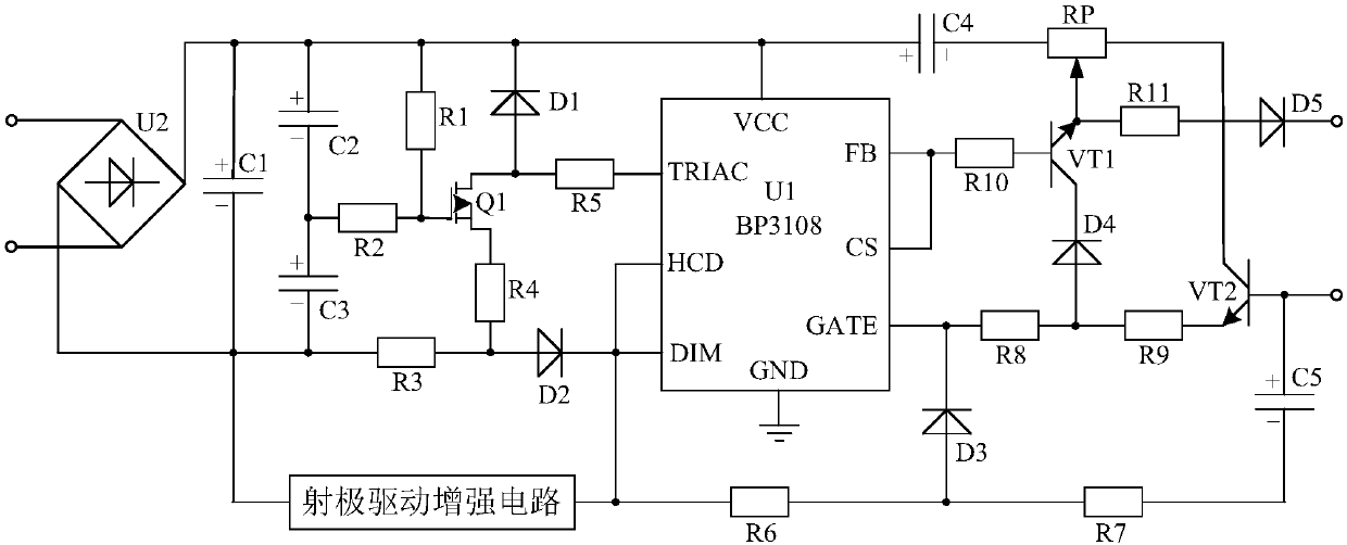 LED dimming driving system