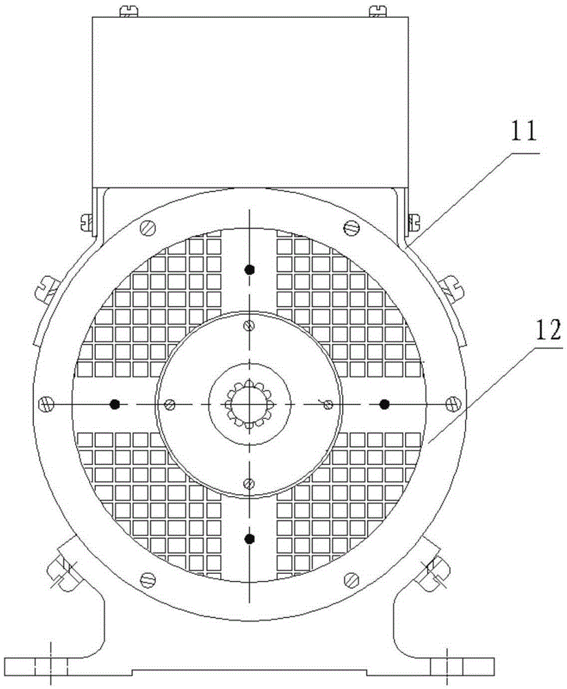 An intermediate frequency induction motor for evaporative cycle refrigeration