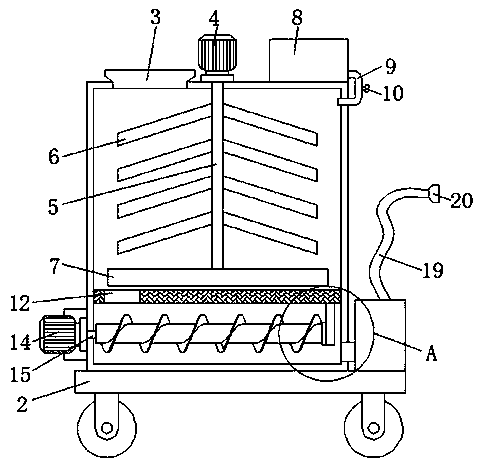 Efficient mortar spraying machine