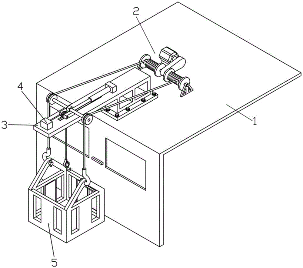 Hanging basket device with double-insurance function