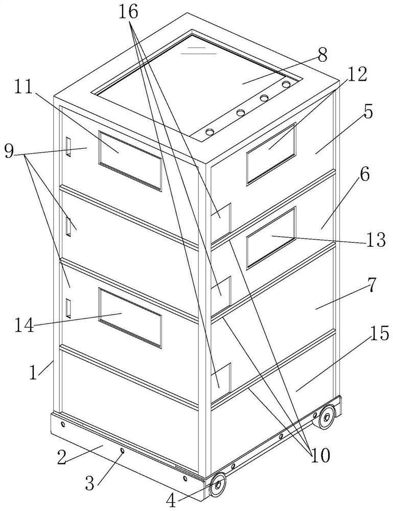 Multifunctional intelligent medicine cabinet