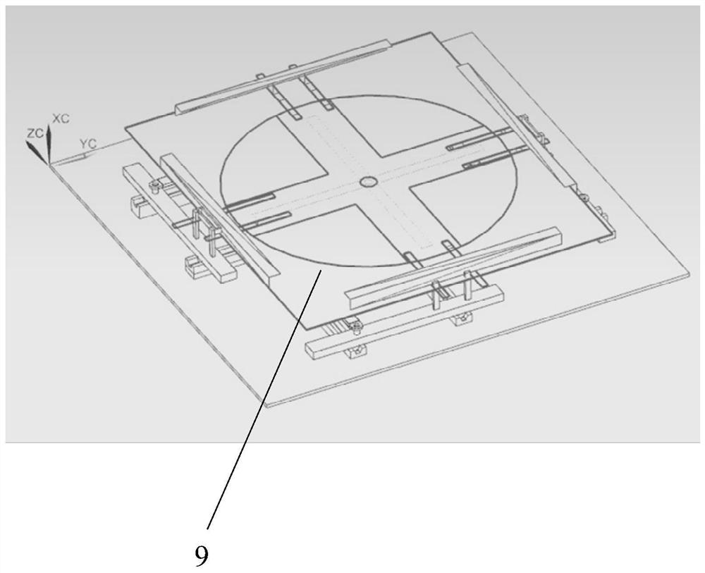 A rotor-type vehicle-mounted UAV locking device