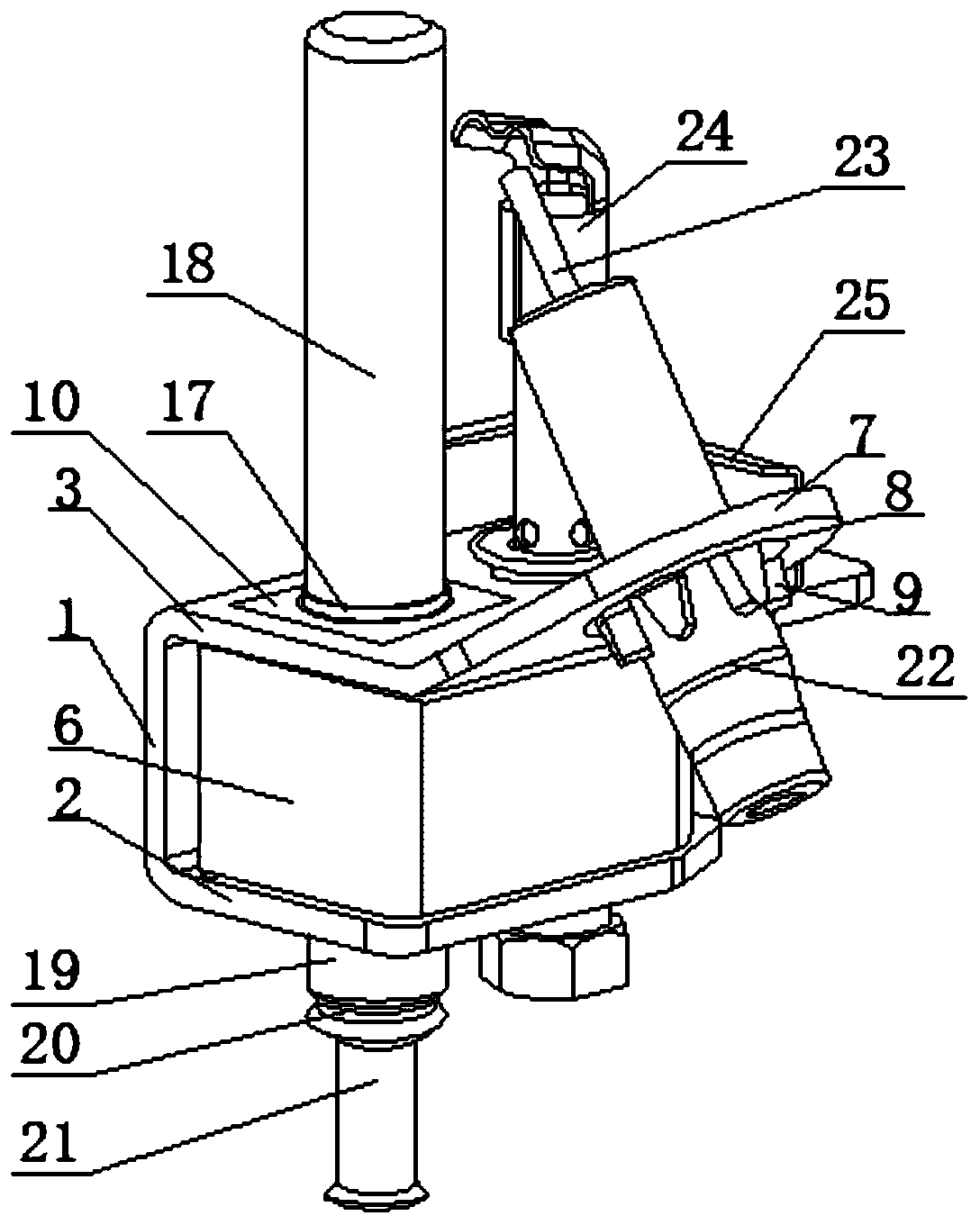 A gas pilot burner assembly