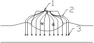 Environment-friendly blasting compaction method for treating soft foundation