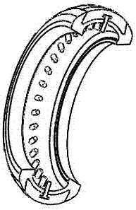 ZGM type repairable metal ceramic composite grinding roller and manufacturing method