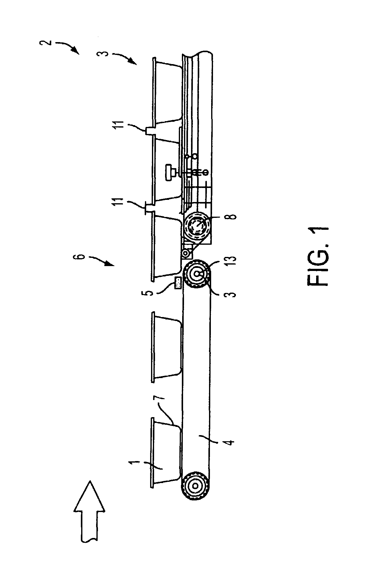 Machine for sealing containers by applying a covering film