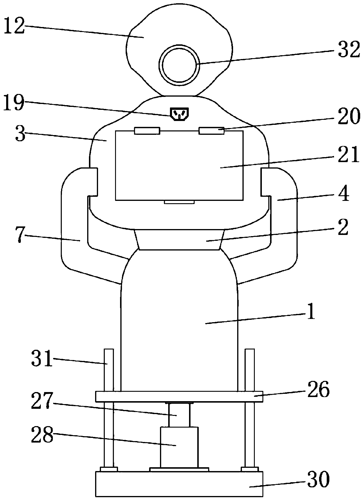 Dish-frying robot