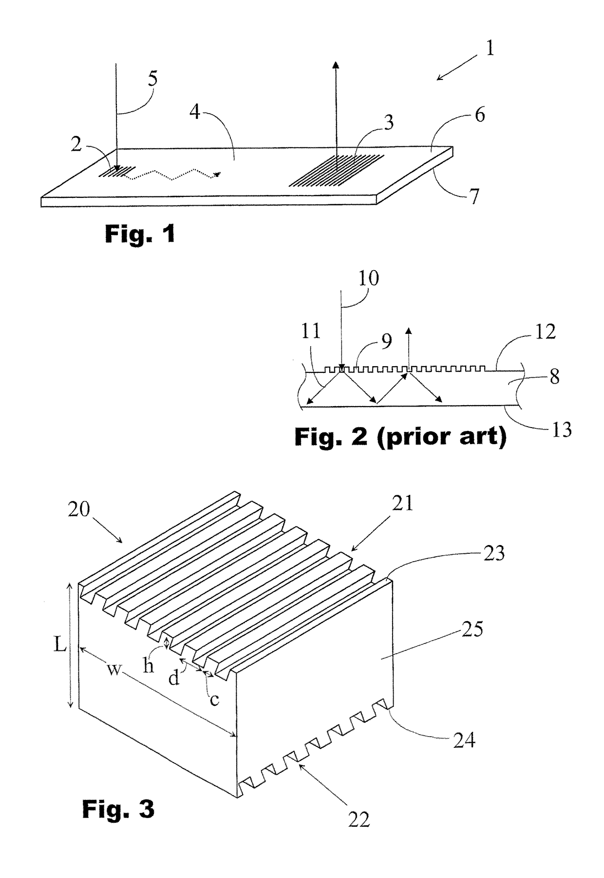 Arrangement and a method for coupling light into a plate-like light guide