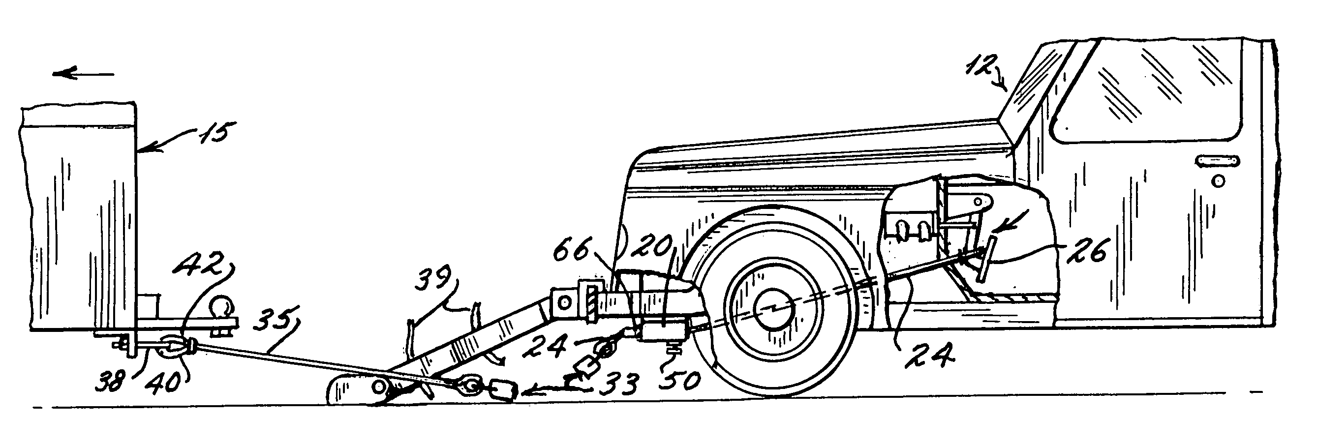 Premature activation stop for towed vehicle cable braking systems