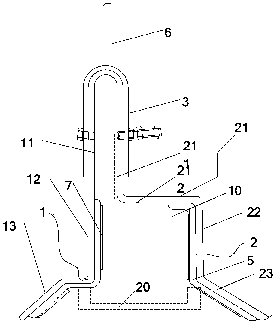 Bird nest building preventing shielding device for distribution line isolating switch