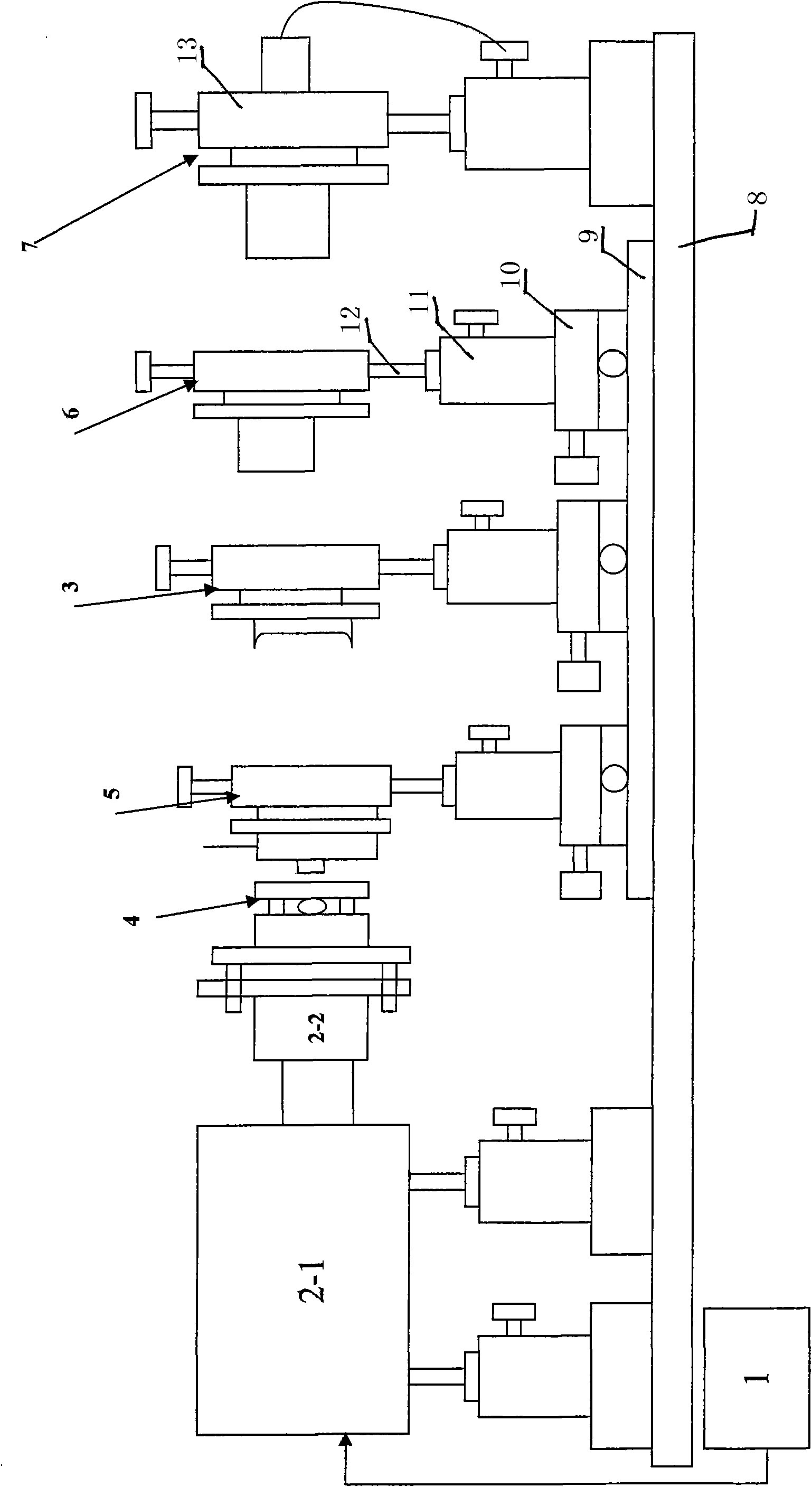 All-solid-state neodymium-doped potassium-gadolinium tungstate laser experimental system