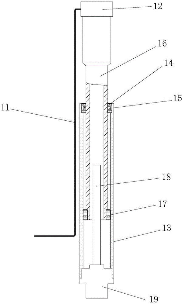 A device and method for monitoring the settlement of layered soil