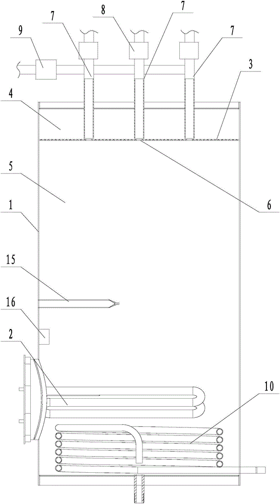 Hot water liner structure of water dispenser