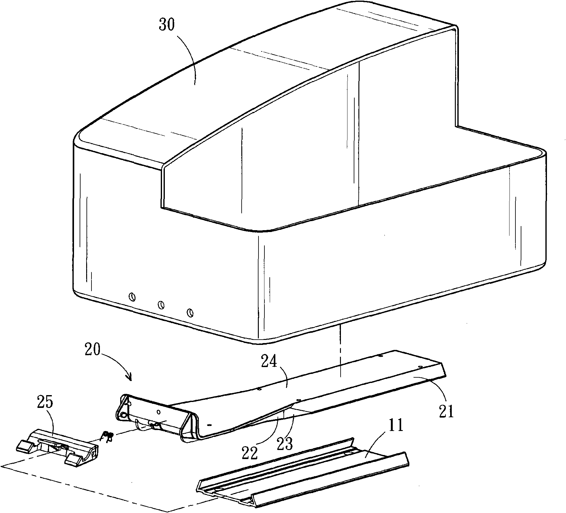 Quickly-disassembled storage device