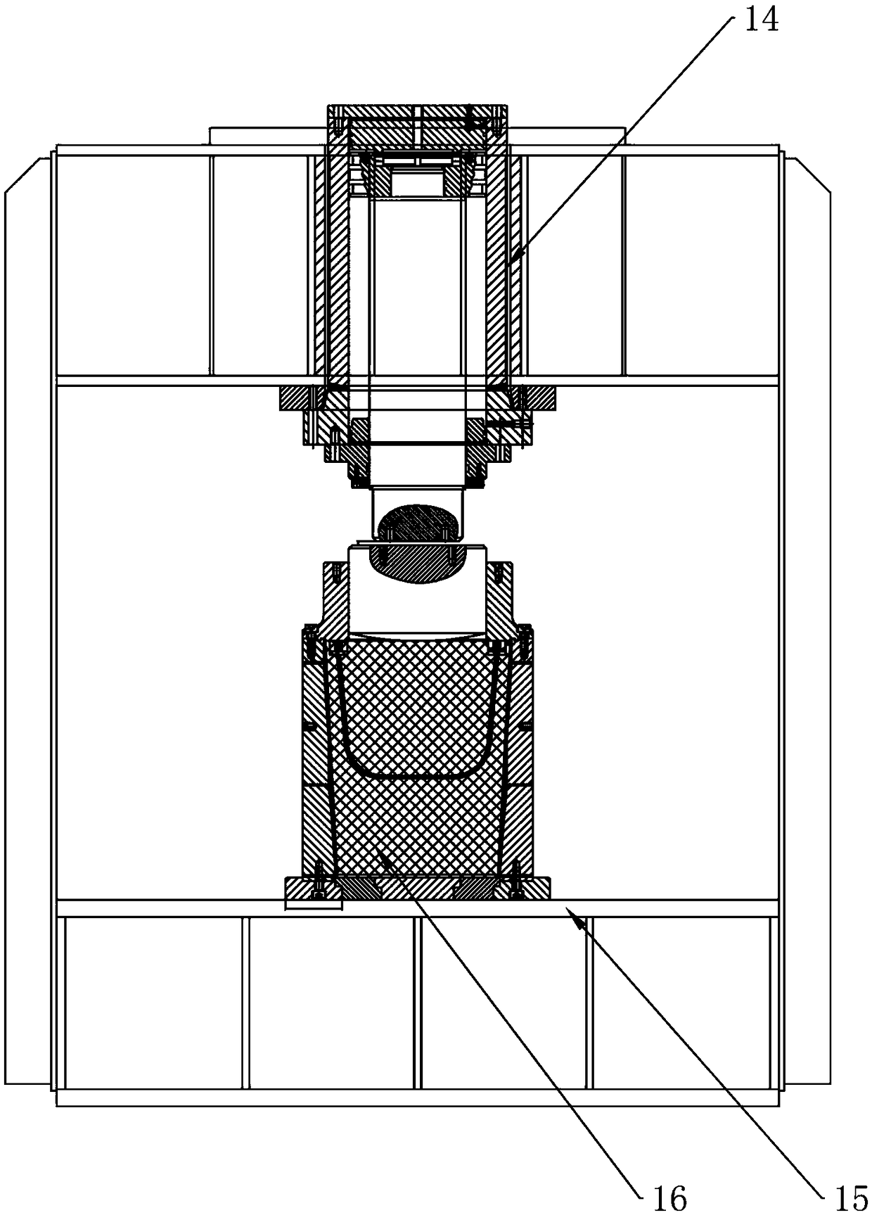 A guide sleeve body pressing mould and a using method thereof