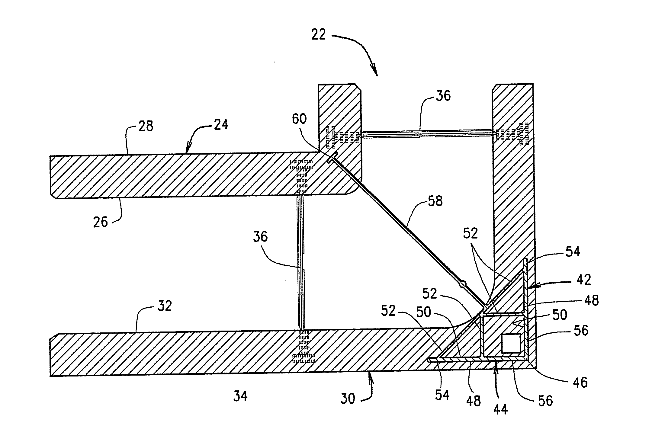 Corner tie bracket for use with insulated concrete form systems