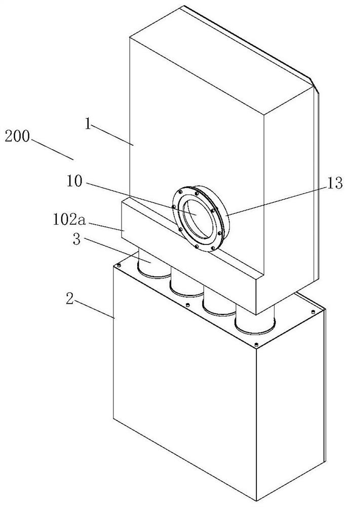 Noise reduction structure and noise reduction method of high-speed and high-pressure centrifugal blower