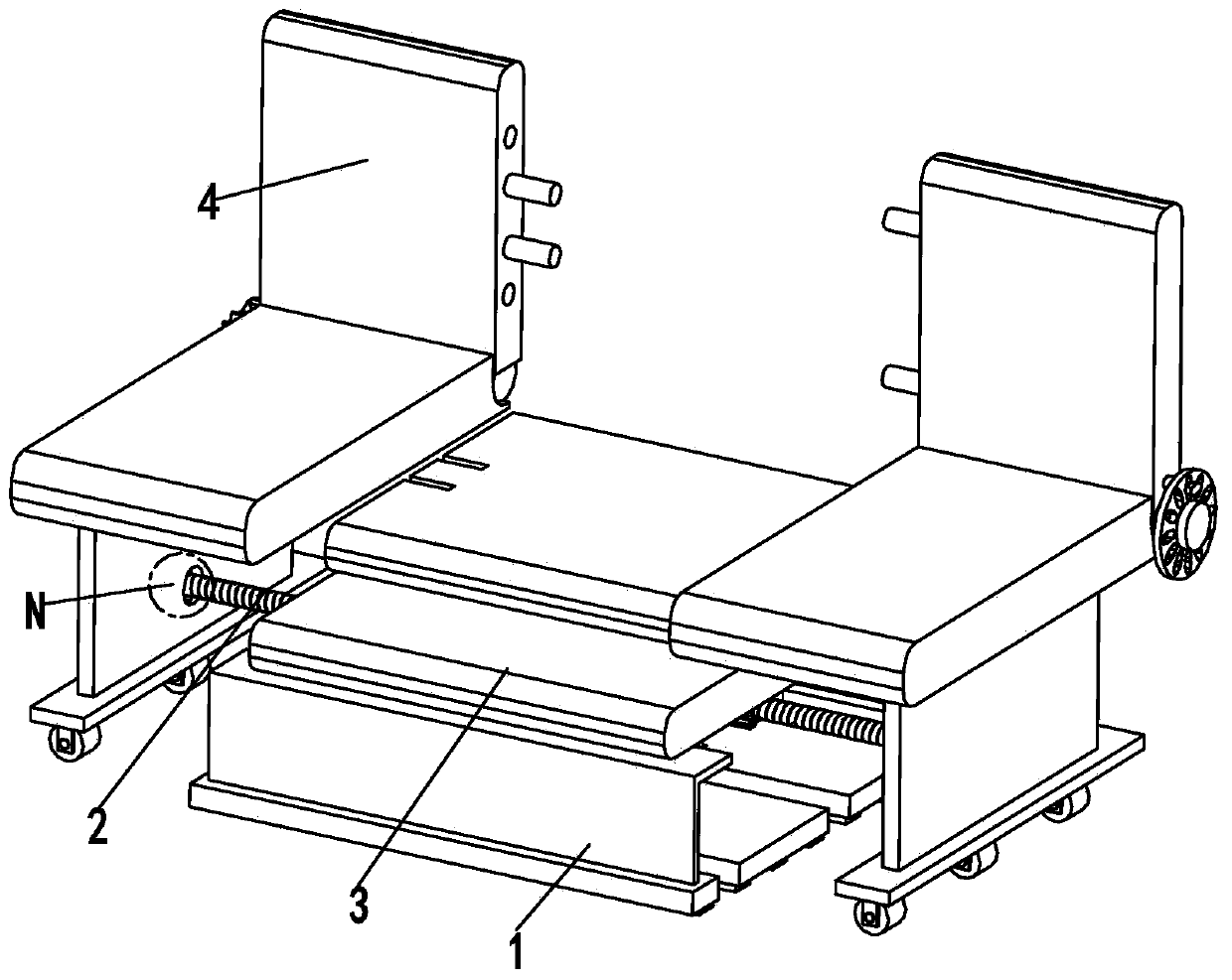 Adjustable folding multifunctional intelligent sofa