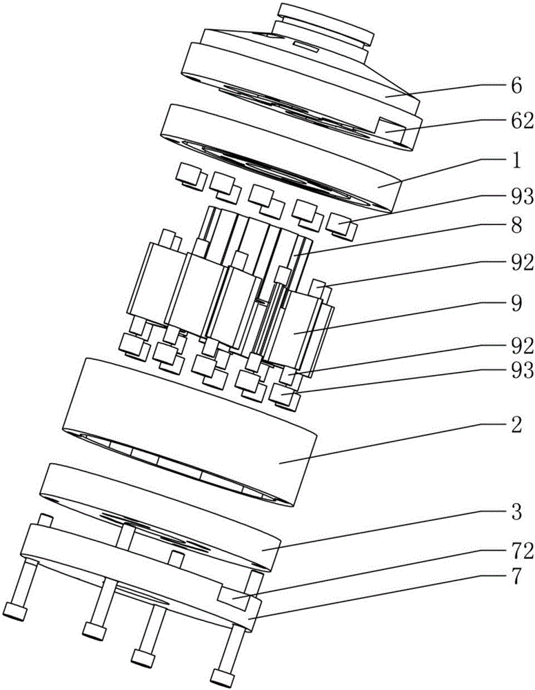 Blade type sea water pump