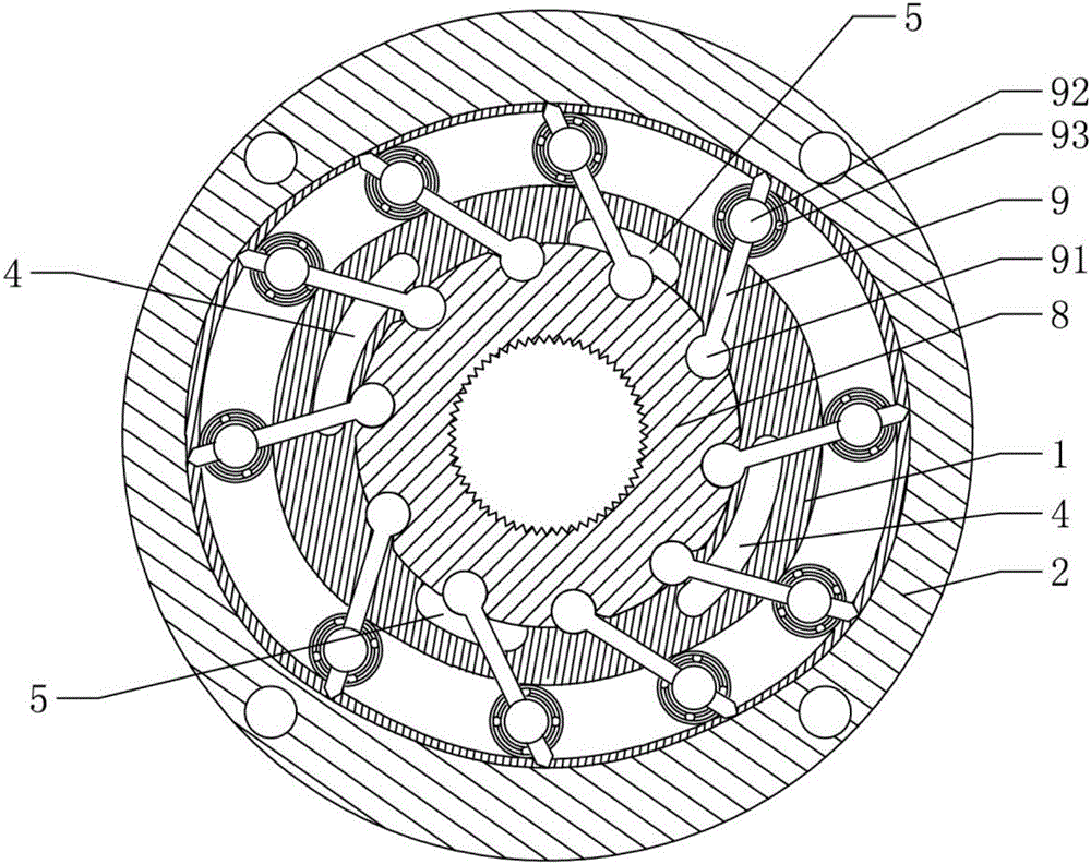 Blade type sea water pump