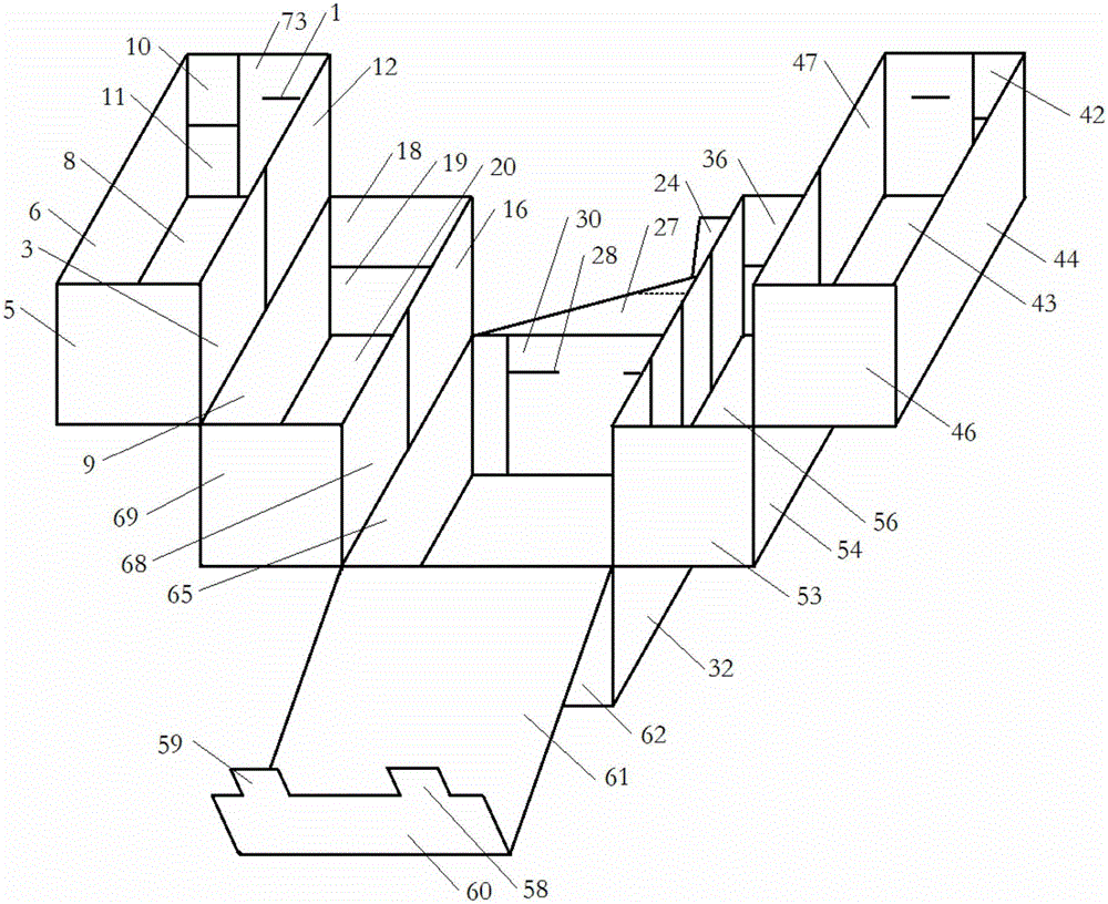 Multilayer display box which can be sleeved and folded