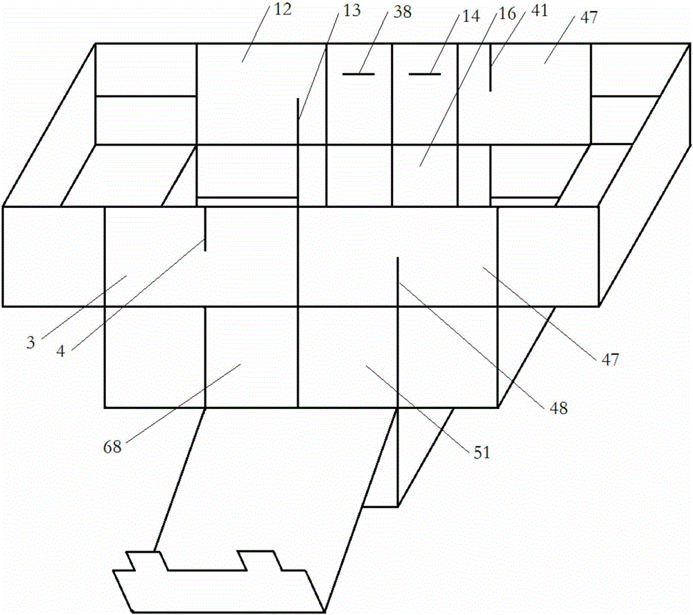 Multilayer display box which can be sleeved and folded