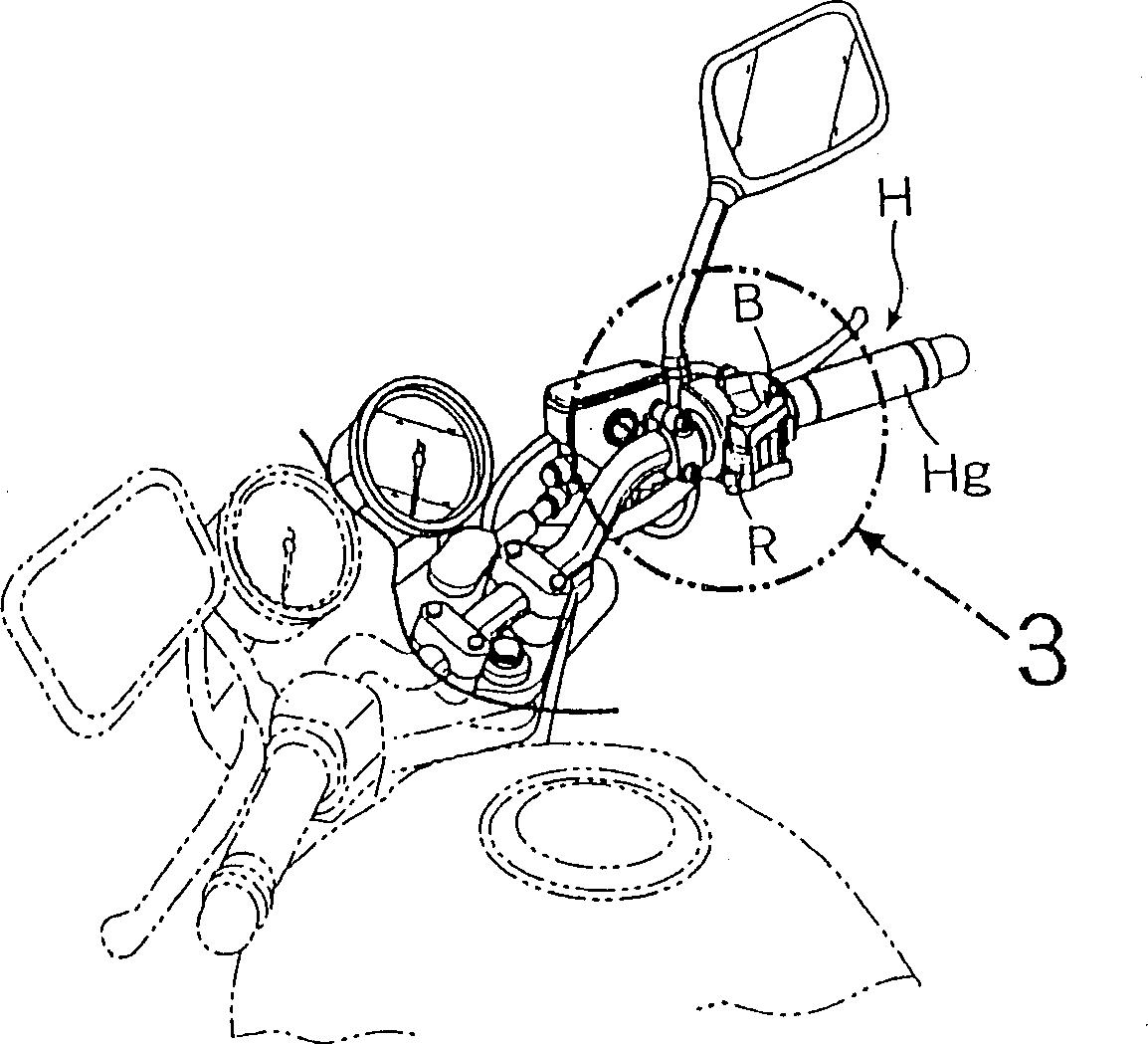 Remote controlled lock operation device for light vehicle