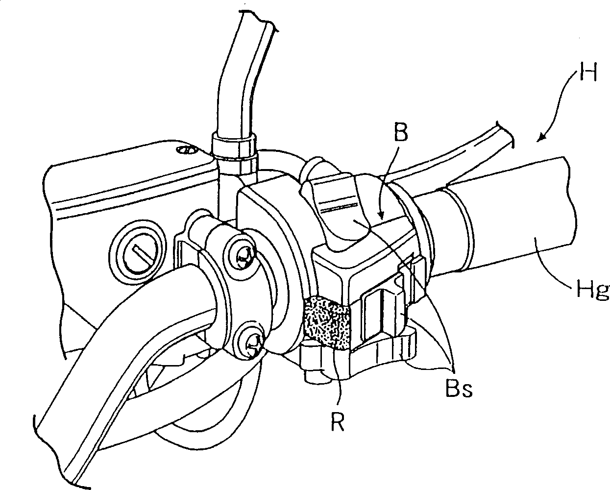 Remote controlled lock operation device for light vehicle