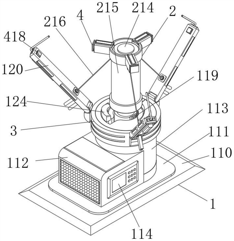 Annular welding equipment of valve base for valve production