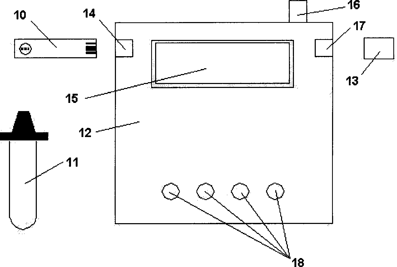 Portable plumbum ion concentration analyzer using disposable sensor