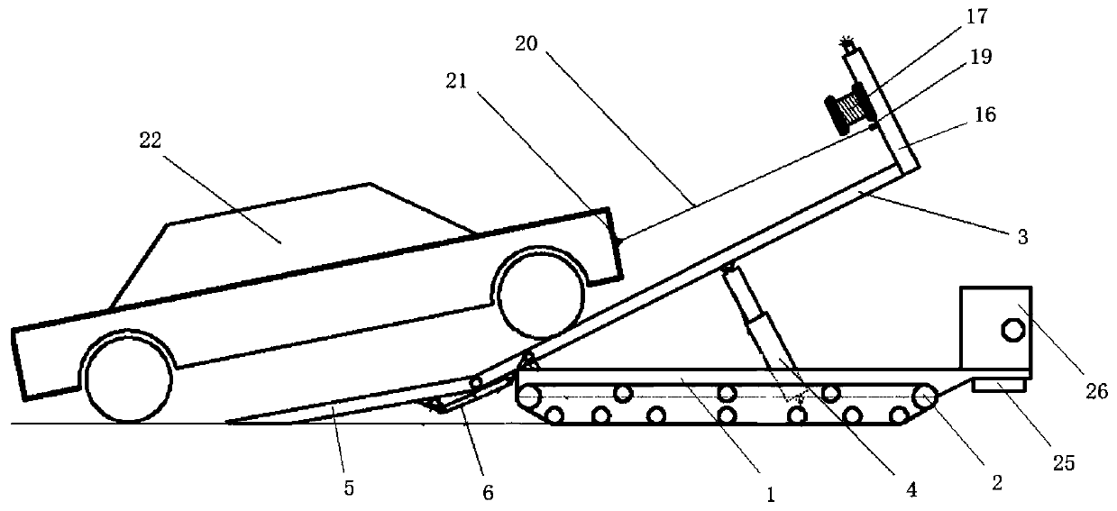 Small-size automatic wrecker