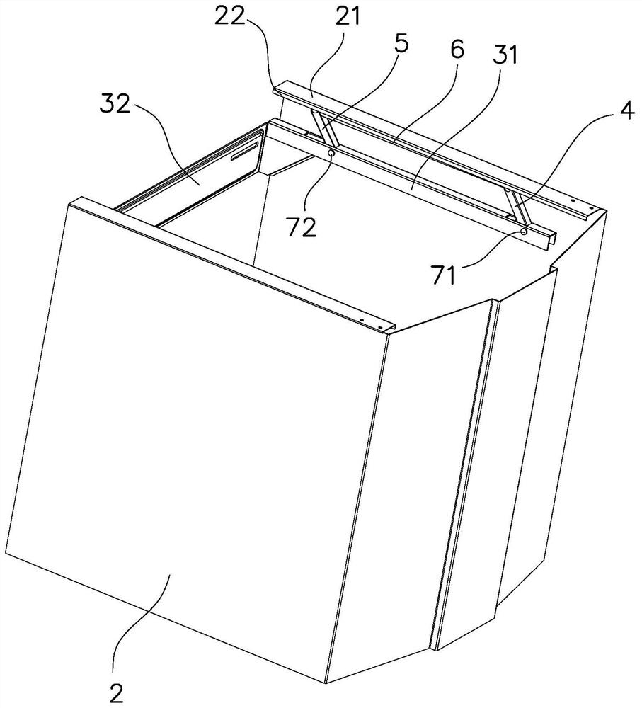 Mounting structure for decorative cover of range hood