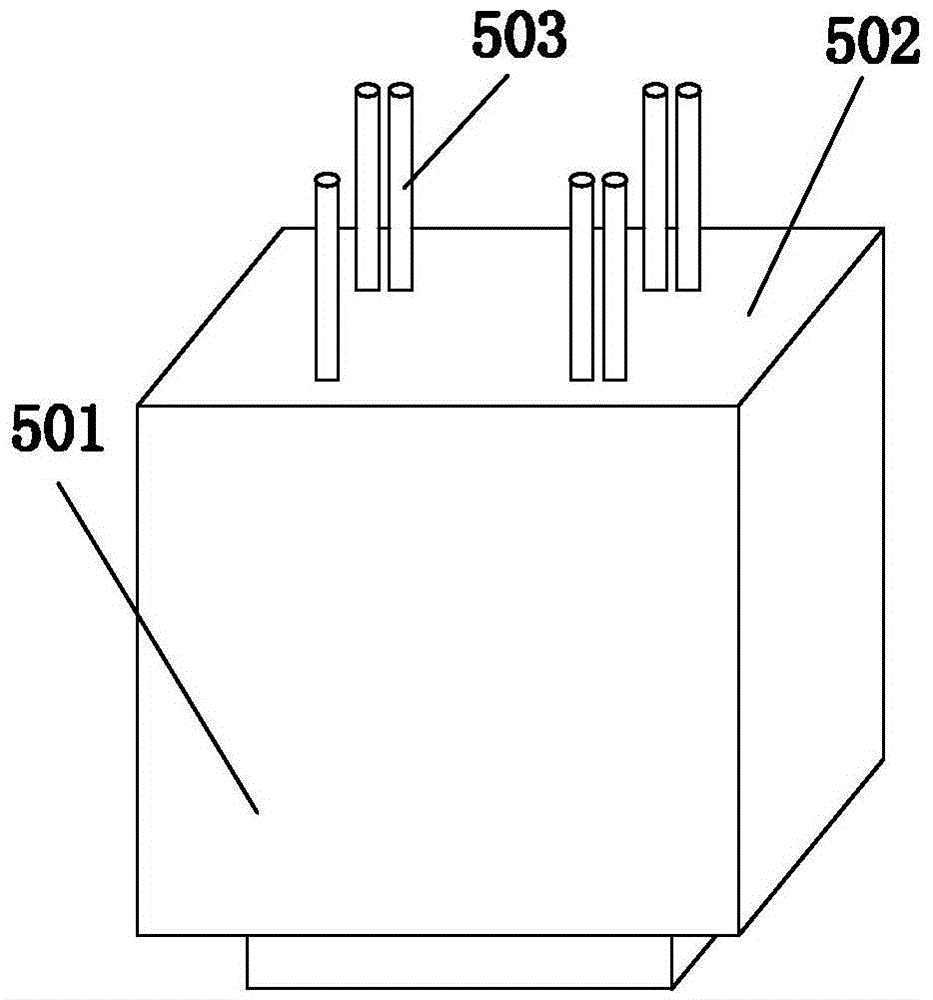 Automatic detection device for industrial frequency transformer and detection control method of automatic detection device