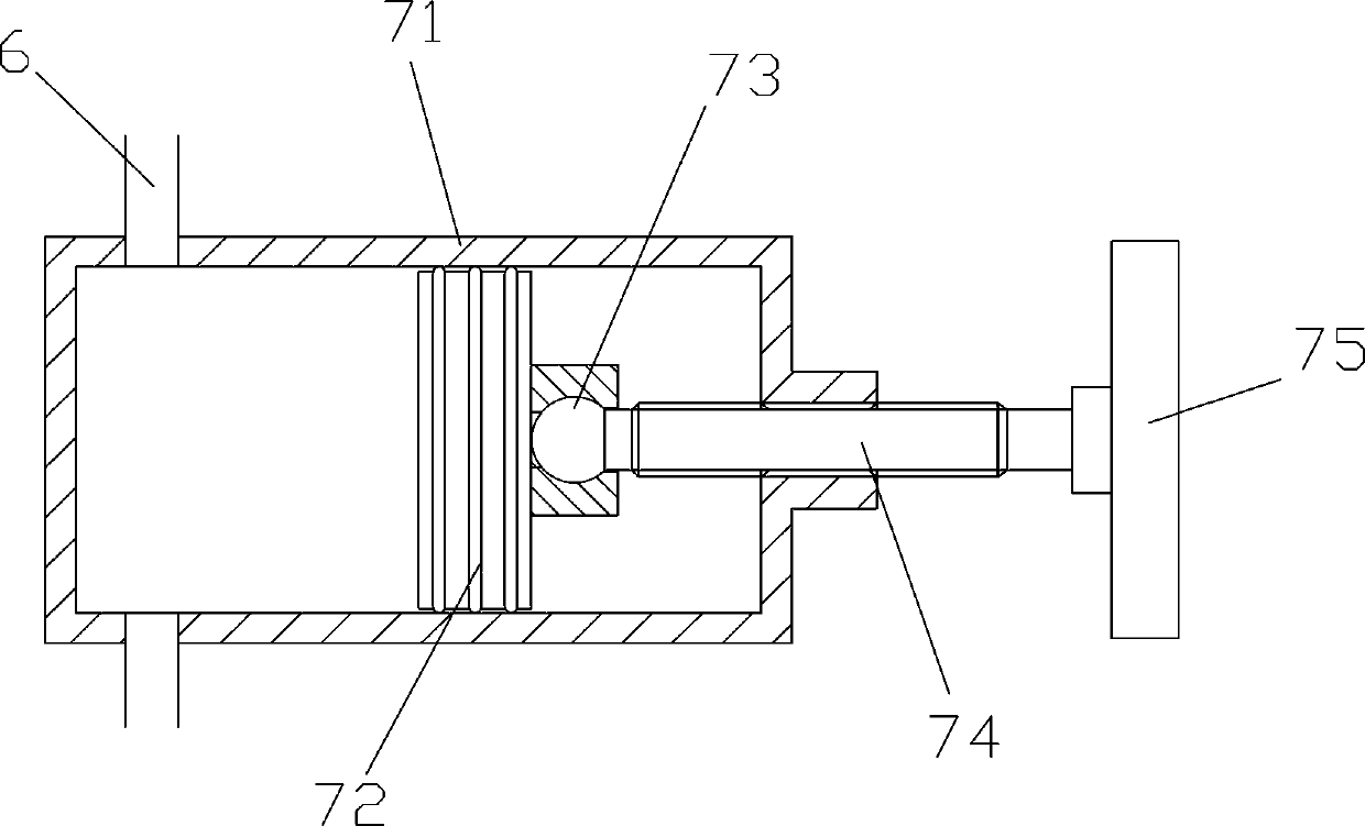 Valve shaft sealing device