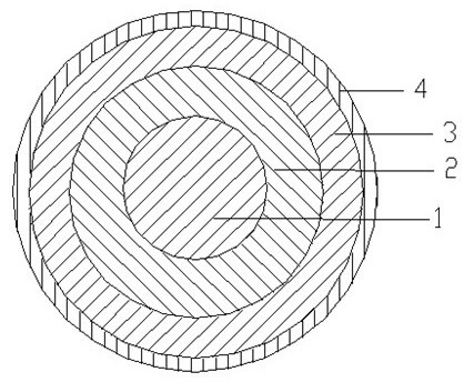 Enamelled wire for network transformer