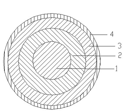 Enamelled wire for network transformer